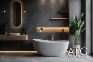 projekt wnętrza, łazienki, styl nowoczesny,